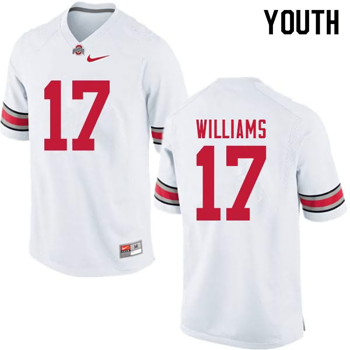 Alex Williams Ohio State Buckeyes Youth NCAA #17 Nike White College Stitched Football Jersey ESB7456RZ